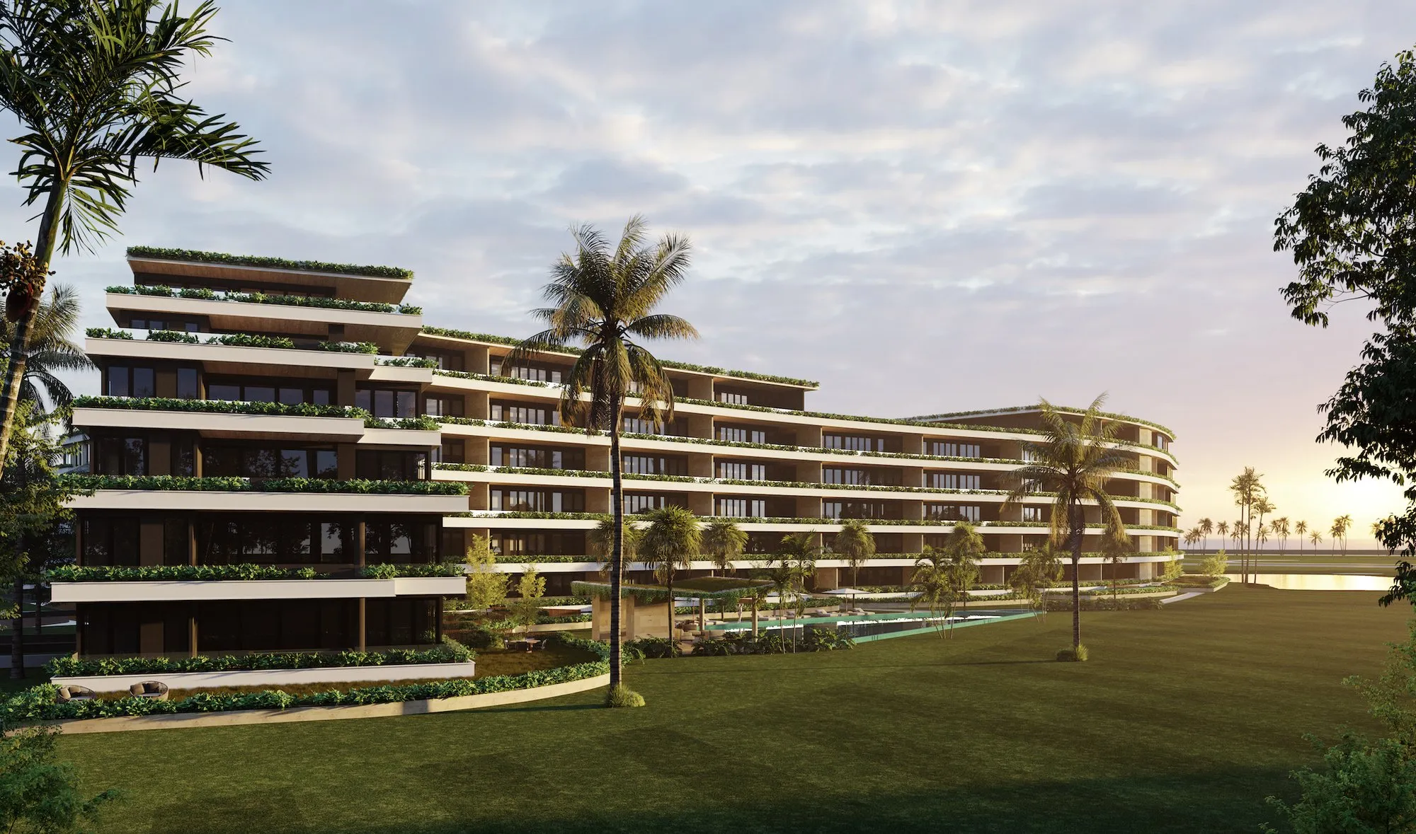Architecture in conversation with the golf course